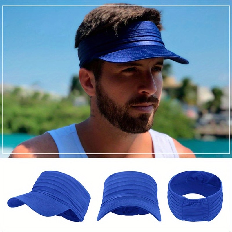 Quick Dry Sports Visor Running Cap with UV Sun Protection for Outdoor Comfort