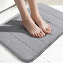 cloudstep memory foam bath mat non slip quick dry bathroom rug