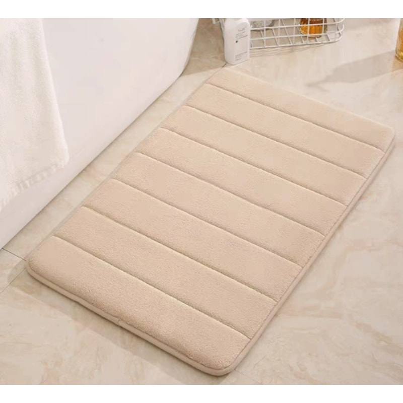 CloudStep Memory Foam Bath Mat Non Slip Quick Dry Bathroom Rug