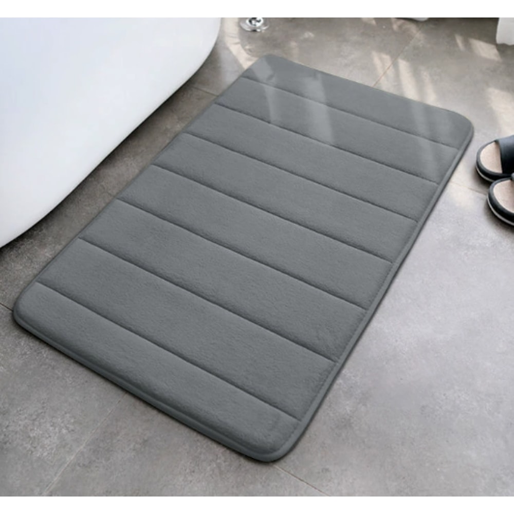 CloudStep Memory Foam Bath Mat Non Slip Quick Dry Bathroom Rug