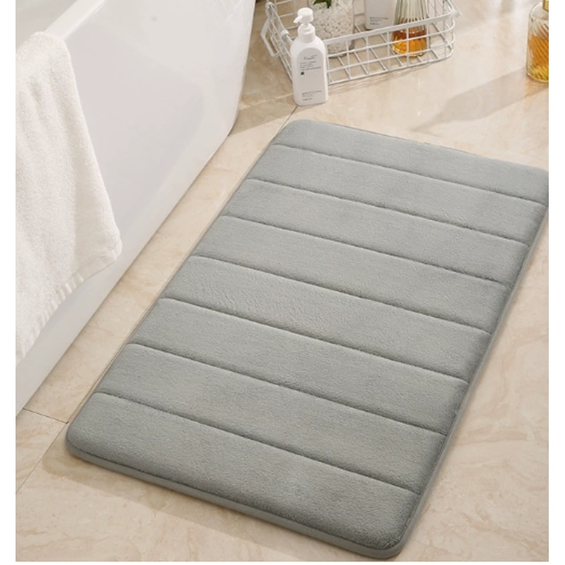 CloudStep Memory Foam Bath Mat Non Slip Quick Dry Bathroom Rug