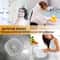 Pack Silicone Hair Drain Catcher Shower Drain Cover with Strong Suction for Bathroom Kitchen