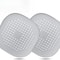 Pack Silicone Hair Drain Catcher Shower Drain Cover with Strong Suction for Bathroom Kitchen