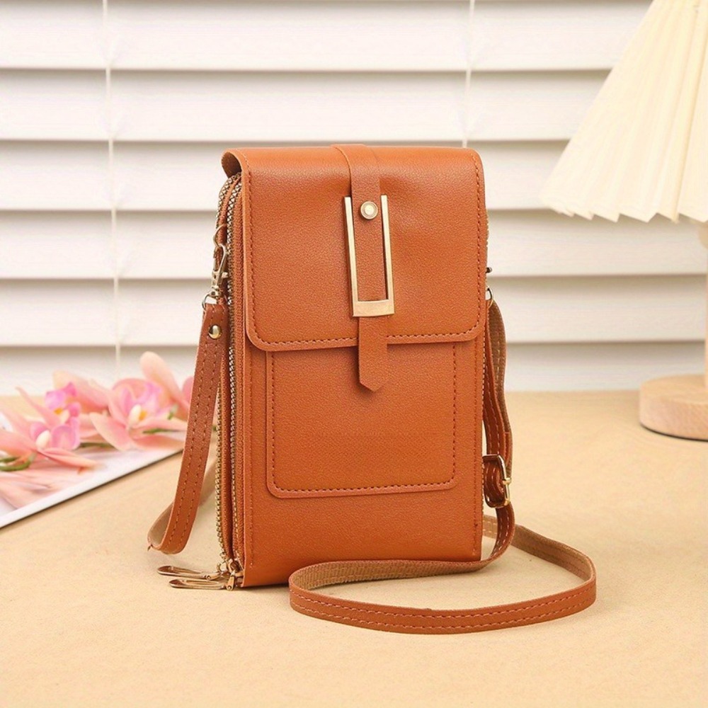 Mini Crossbody Key Holder Bag Compact Small Shoulder Coin Purse for Everyday Essentials