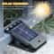 Solar Motion Sensor Clip On Lights Waterproof Outdoor Security LED