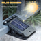 Solar Motion Sensor Clip On Lights Waterproof Outdoor Security LED
