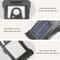 Solar Motion Sensor Clip On Lights Waterproof Outdoor Security LED