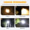 Solar Motion Sensor Clip On Lights Waterproof Outdoor Security LED