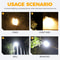 Solar Motion Sensor Clip On Lights Waterproof Outdoor Security LED