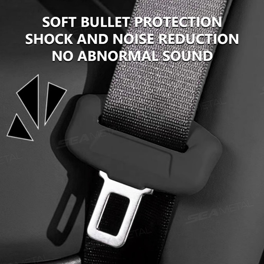 Universal Seat Belt Buckle Cover Anti Scratch Car Buckle Protector Set