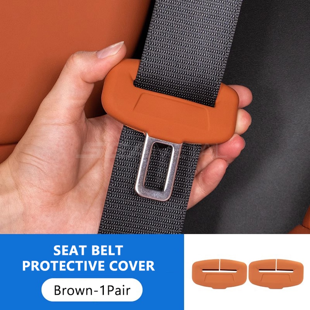 Universal Seat Belt Buckle Cover Anti Scratch Car Buckle Protector Set