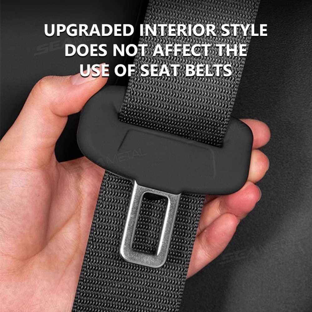 Universal Seat Belt Buckle Cover Anti Scratch Car Buckle Protector Set