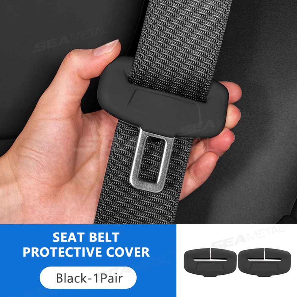 Universal Seat Belt Buckle Cover Anti Scratch Car Buckle Protector Set