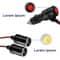 Dual Socket Car Power Splitter Adapter with Switch for GPS Phone Charger Dash Cam