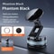 Magnetic Car Phone Mount with Vacuum Suction Foldable Extendable Holder for Dashboard & Windshield