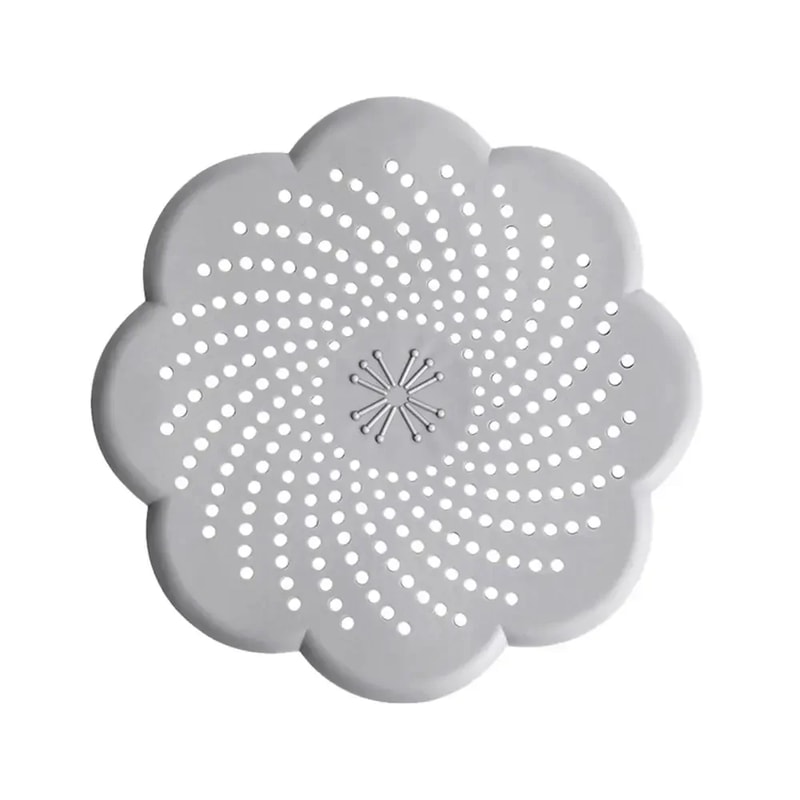 Flower Silicone Drain Hair Catcher Strainer Cover For Sink And Shower 5