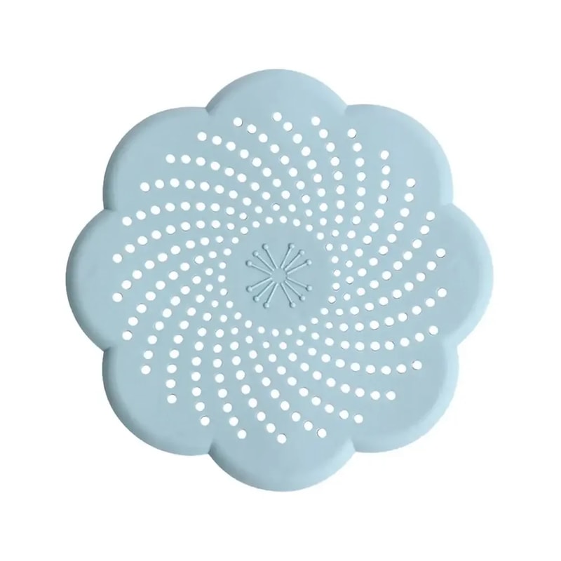 Flower Silicone Drain Hair Catcher Strainer Cover For Sink And Shower 8