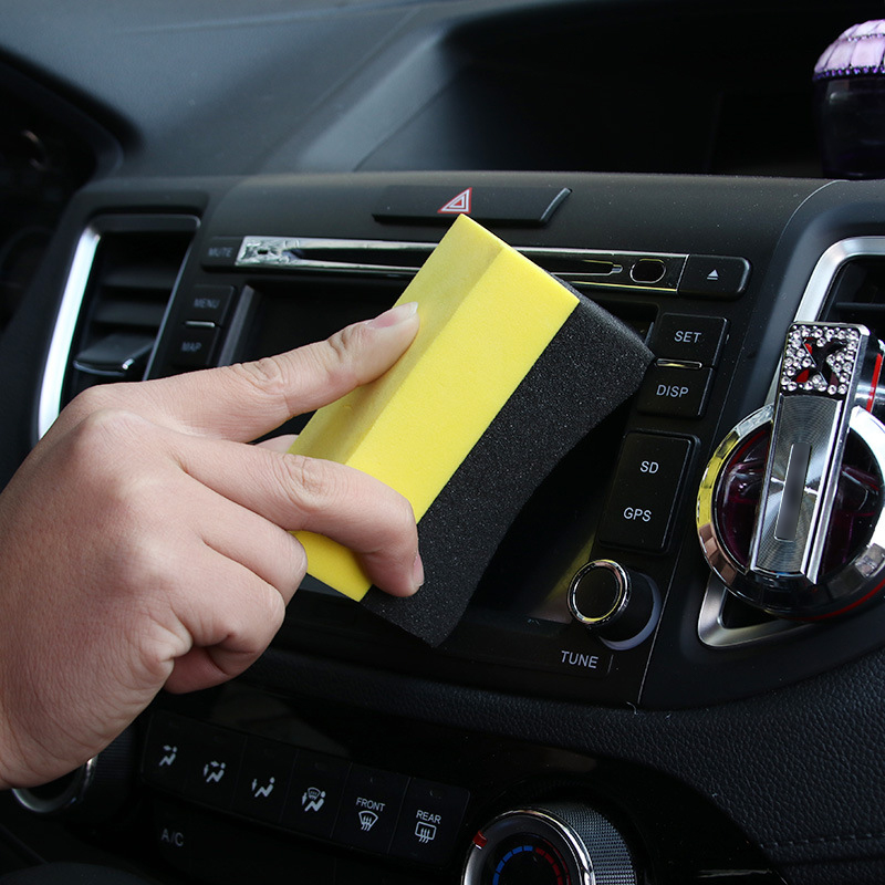 Premium Car Wheel Cleaning Brush & Tire Sponge Set for Detailing and Polishing