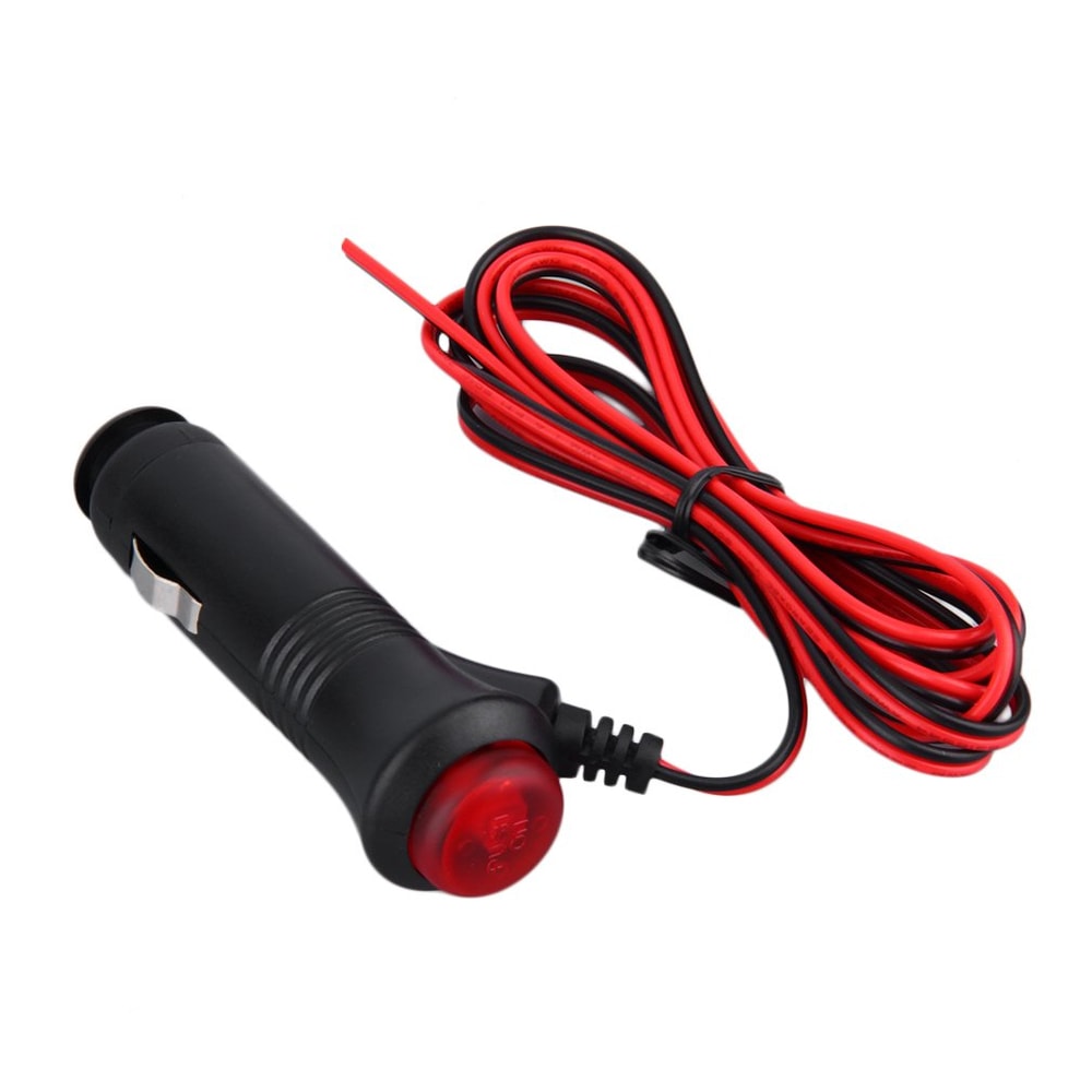 Universal Car Power Adapter Cable with Switch Cigarette Lighter Connector