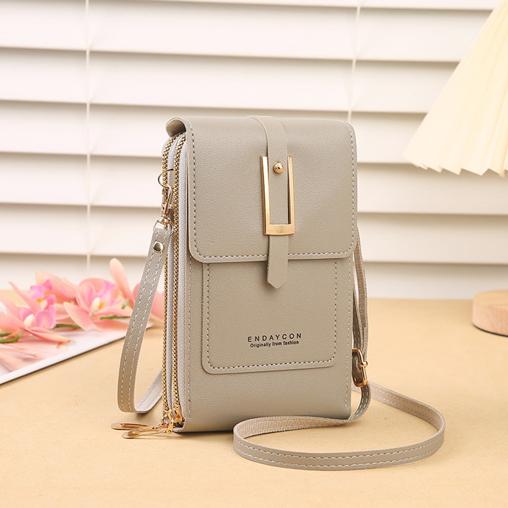 Transparent Touchscreen Phone Crossbody Bag For Women Secure Mini Wallet Purse 7
