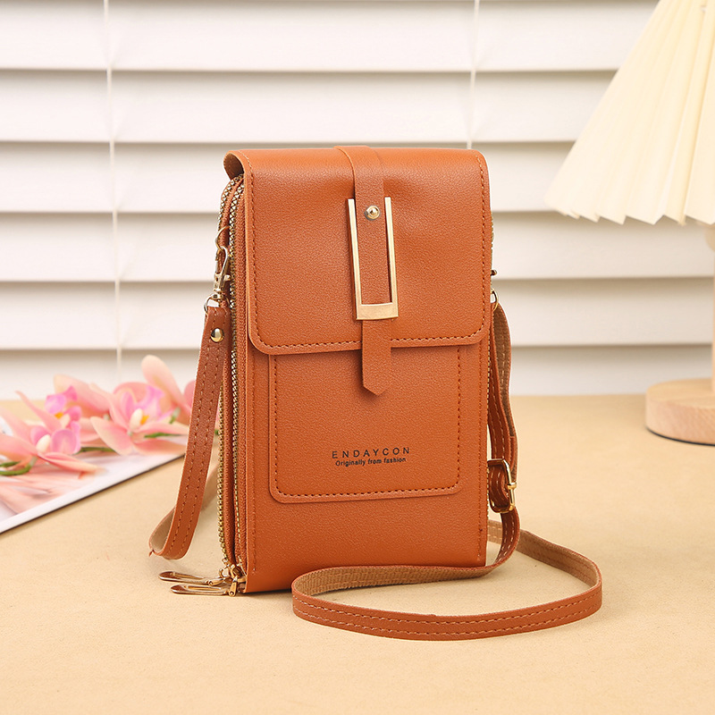 Transparent Touchscreen Phone Crossbody Bag For Women Secure Mini Wallet Purse 8