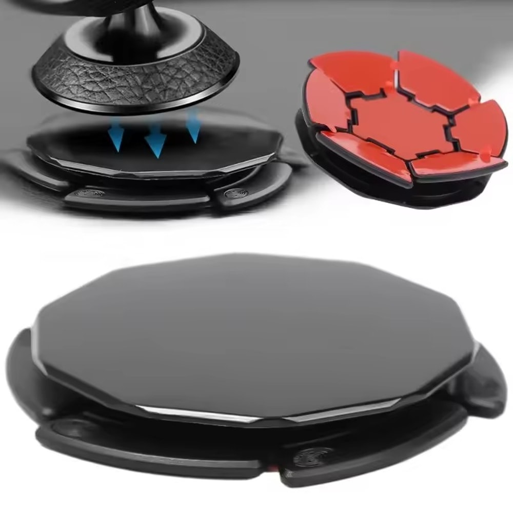 Universal Car Phone Mount Suction Cup Dashboard Pad for Secure Hands Free Driving