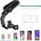 Adjustable Rearview Mirror Phone Mount Universal car phone holder with Rotating Clip