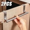 Stainless Steel Cabinet Towel Bar Rack Over Door Holder For Kitchen Bathroom Storage 0