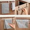 Stainless Steel Cabinet Towel Bar Rack Over Door Holder For Kitchen Bathroom Storage 1