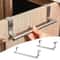 Stainless Steel Cabinet Towel Bar Rack Over Door Holder For Kitchen Bathroom Storage 4