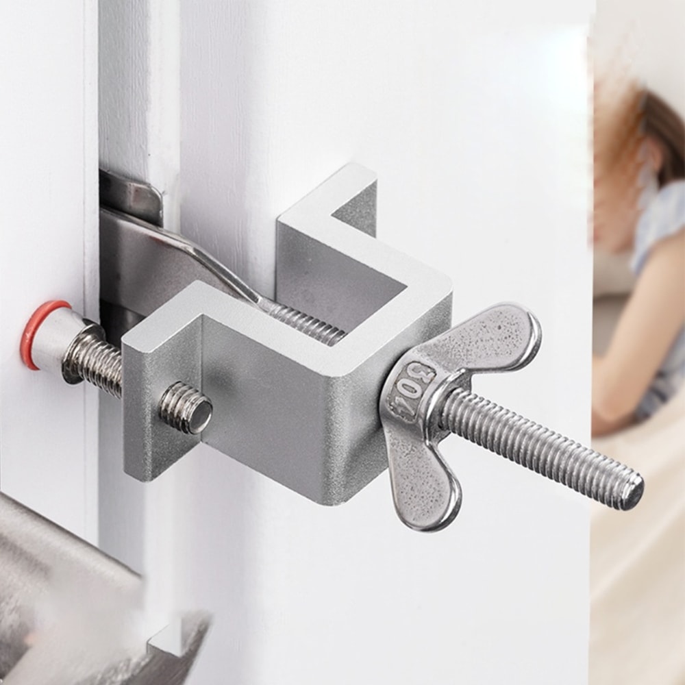 Portable Door Lock Travel Security Device Hotel Safety Lock for Extra Protection