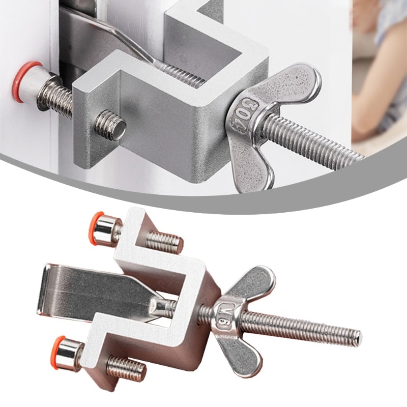 Portable Door Lock Travel Security Device Hotel Safety Lock for Extra Protection
