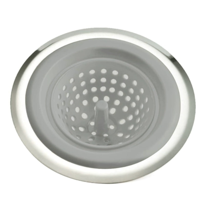 Silicone Sink Drain Filter Catcher Hair and Food Strainer for Kitchen and Bathroom