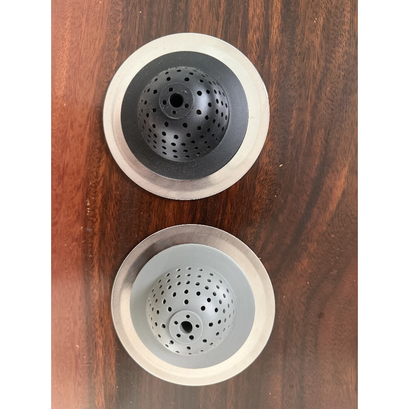 Silicone Sink Drain Filter Catcher Hair and Food Strainer for Kitchen and Bathroom
