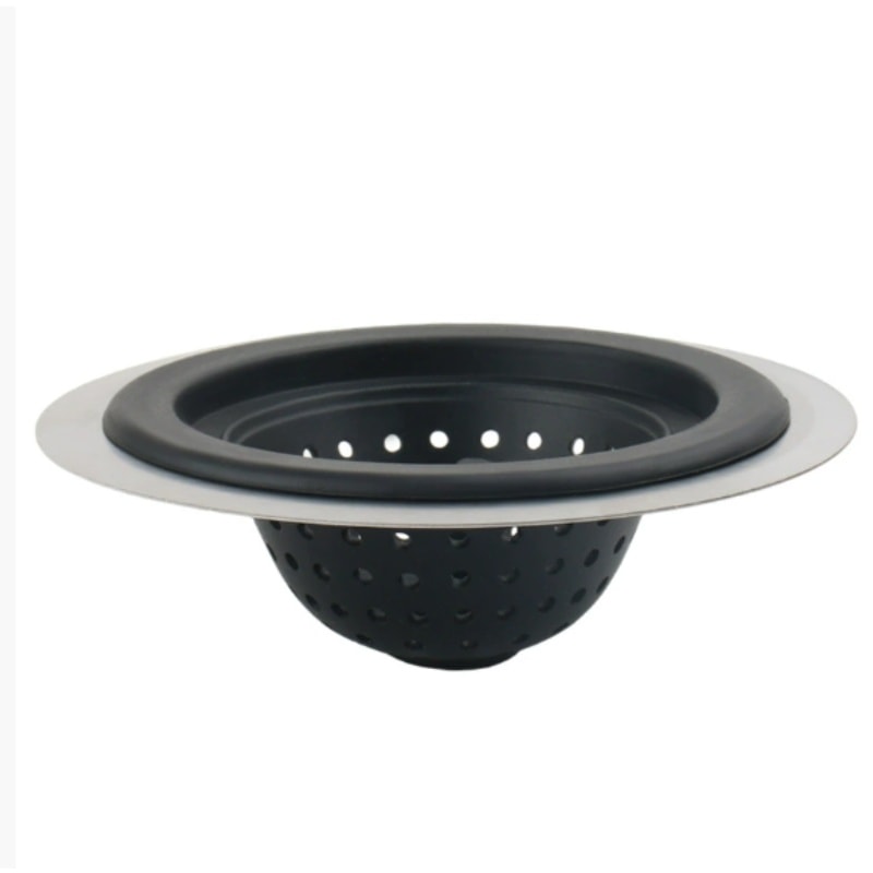 Silicone Sink Drain Filter Catcher Hair and Food Strainer for Kitchen and Bathroom