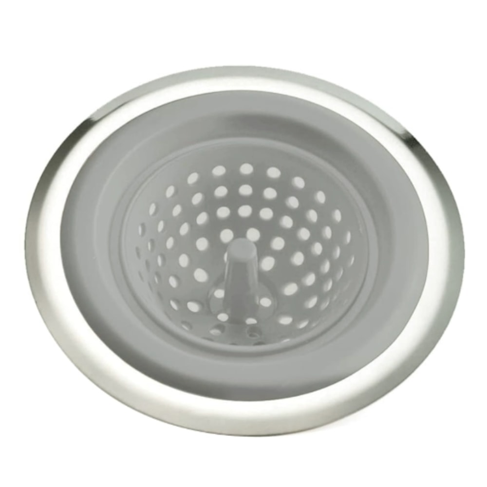 Silicone Sink Drain Filter Catcher Hair and Food Strainer for Kitchen and Bathroom