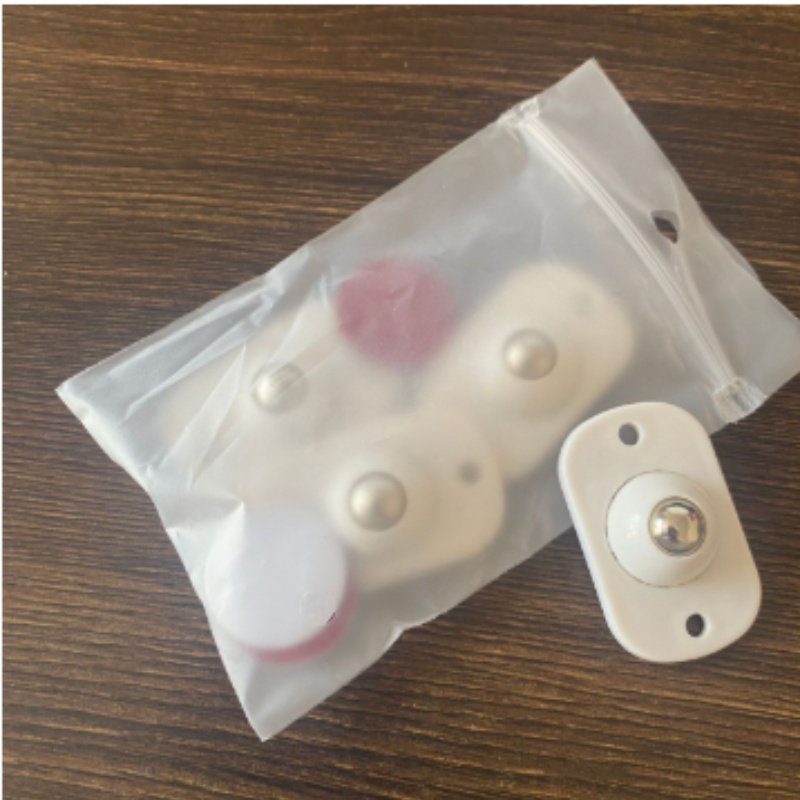 Self Adhesive Mini Caster Wheels for Storage Bins & Trash Cans Easy Glide No Drill Rollers