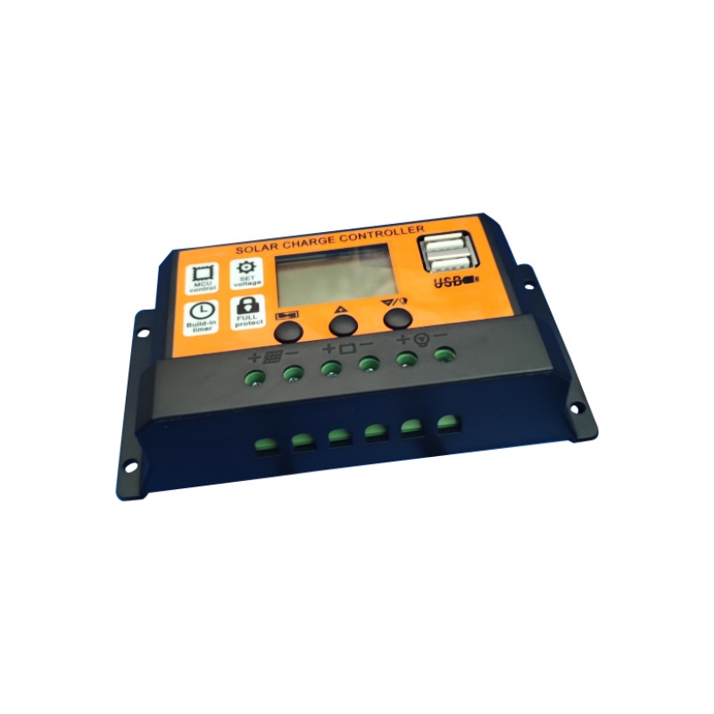Solar Charge Controller PWM With LCD Display Smart Timer 0