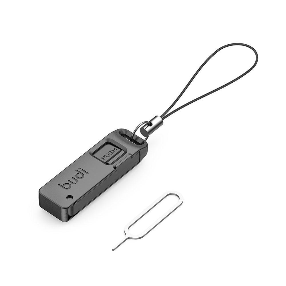 Multi Function SIM Card Holder Case with Ejector Tool & Lanyard Portable Storage Box