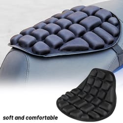 breathable motorcycle seat cushion cover for pressure relief and shock absorption