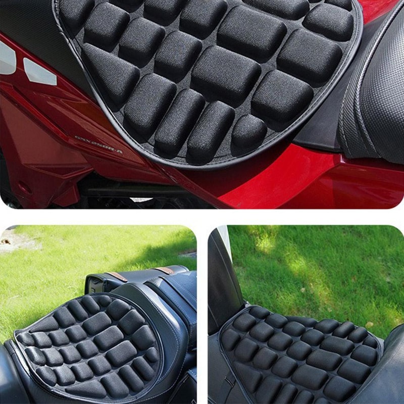 Breathable Motorcycle Seat Cushion Cover for Pressure Relief and Shock Absorption
