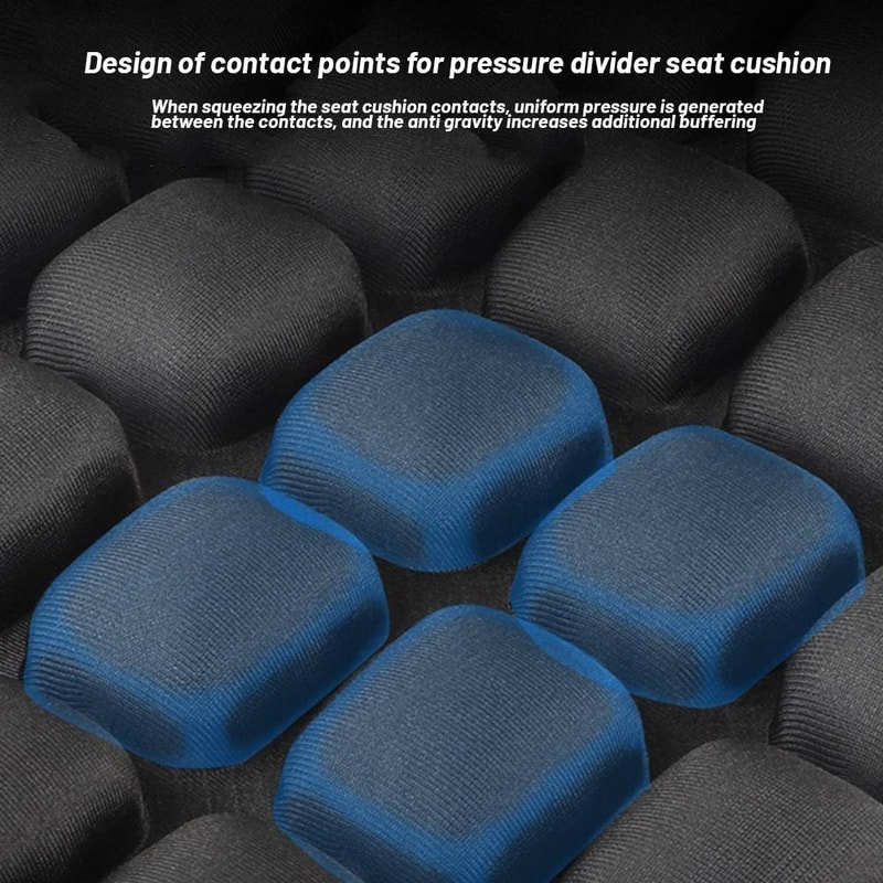 Breathable Motorcycle Seat Cushion Cover for Pressure Relief and Shock Absorption