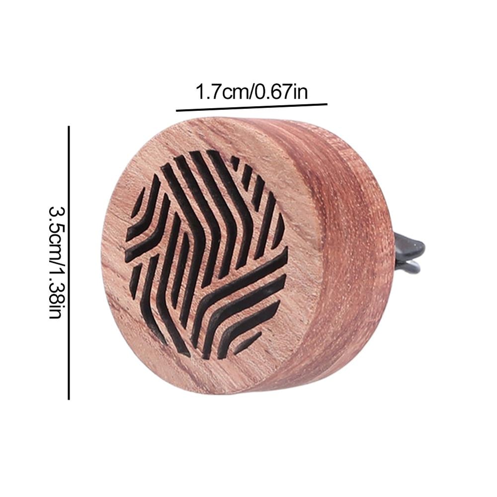 Wooden Car Air Freshener Clip Aromatherapy Vent Diffuser For Long Lasting Fragrance Odor Removal 6
