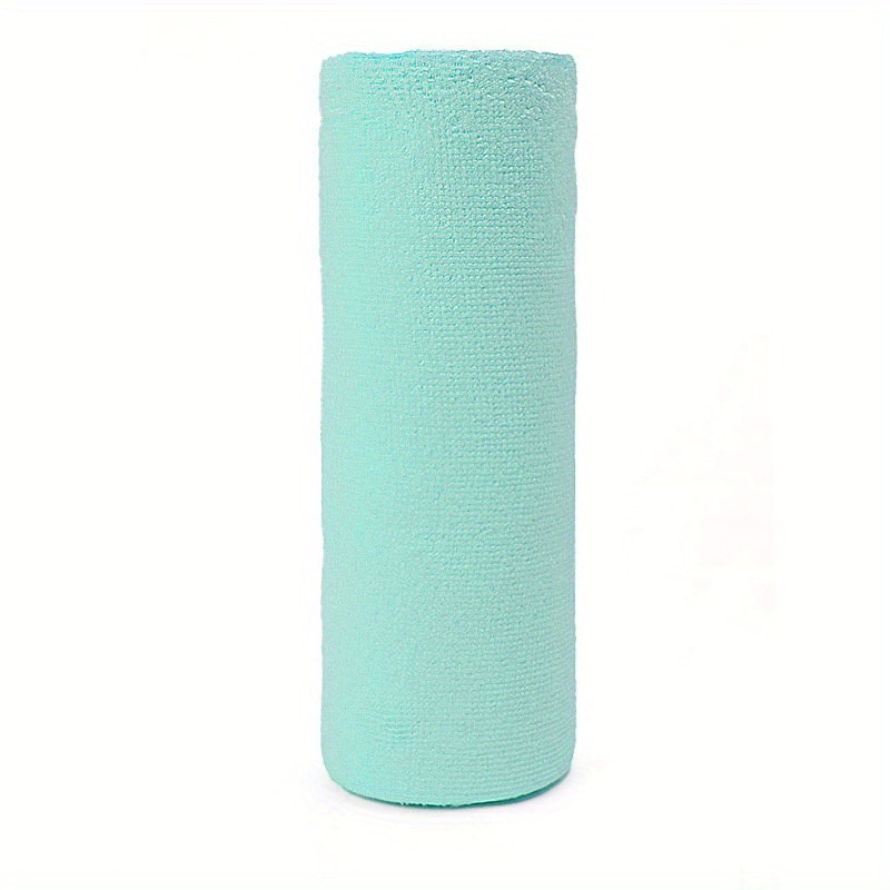 Reusable Microfiber Dish Cloth Roll Double Sided Kitchen Cleaning Cloth for Streak Free Shine