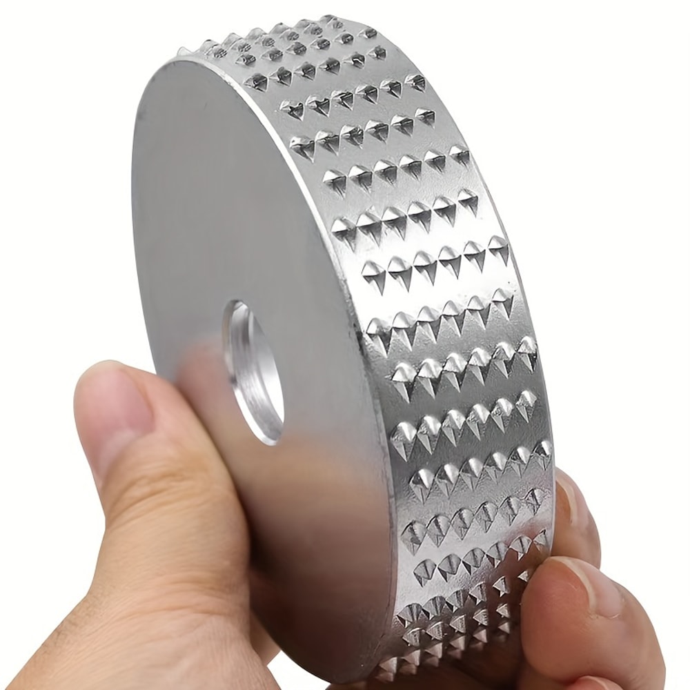 Carbide Studded Wood Carving Disc for Angle Grinder Precision Shaping Wheel