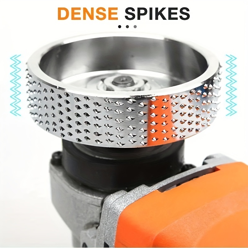 Carbide Studded Wood Carving Disc for Angle Grinder Precision Shaping Wheel