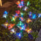 Solar Butterfly Garden Lights Outdoor Fiber Optic Lawn Decor Head Waterproof