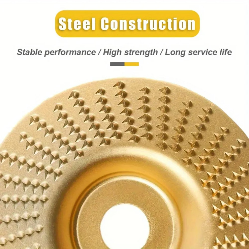 Wood Carving Wheel Sanding Disc For Angle Grinder Precision Wood Shaping Tool 3