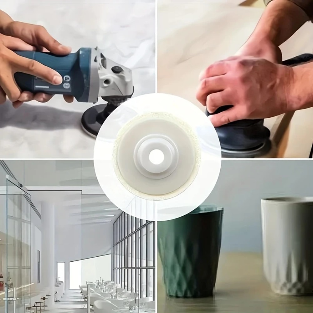 Professional Mirror Finish Polishing Disc Set for Angle Grinder Stainless Steel Wood Glass