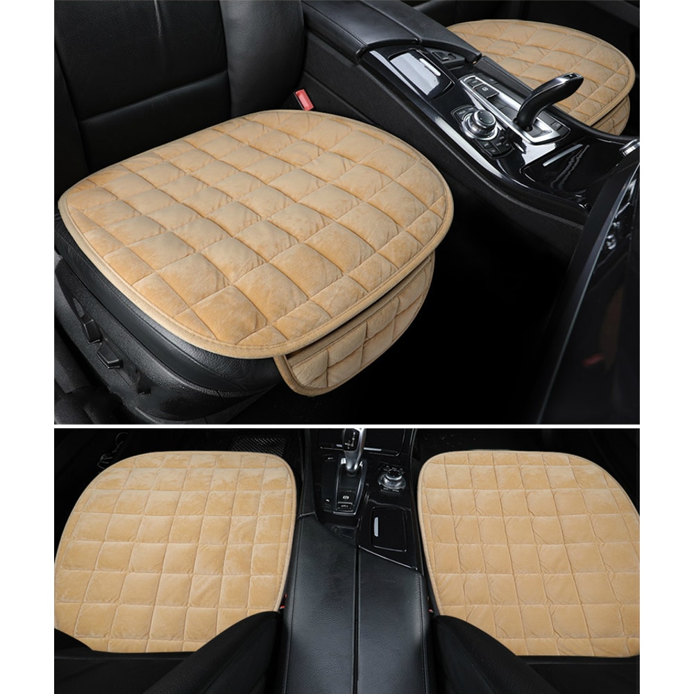Winter Warm Car Seat Cushion Non Slip Breathable Seat Cover Protector 4